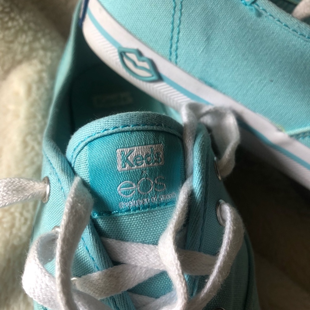 Baby Blue Keds Sneakers. Good Condition W7 Preppy Tiffany Blue Classic Cute View 3